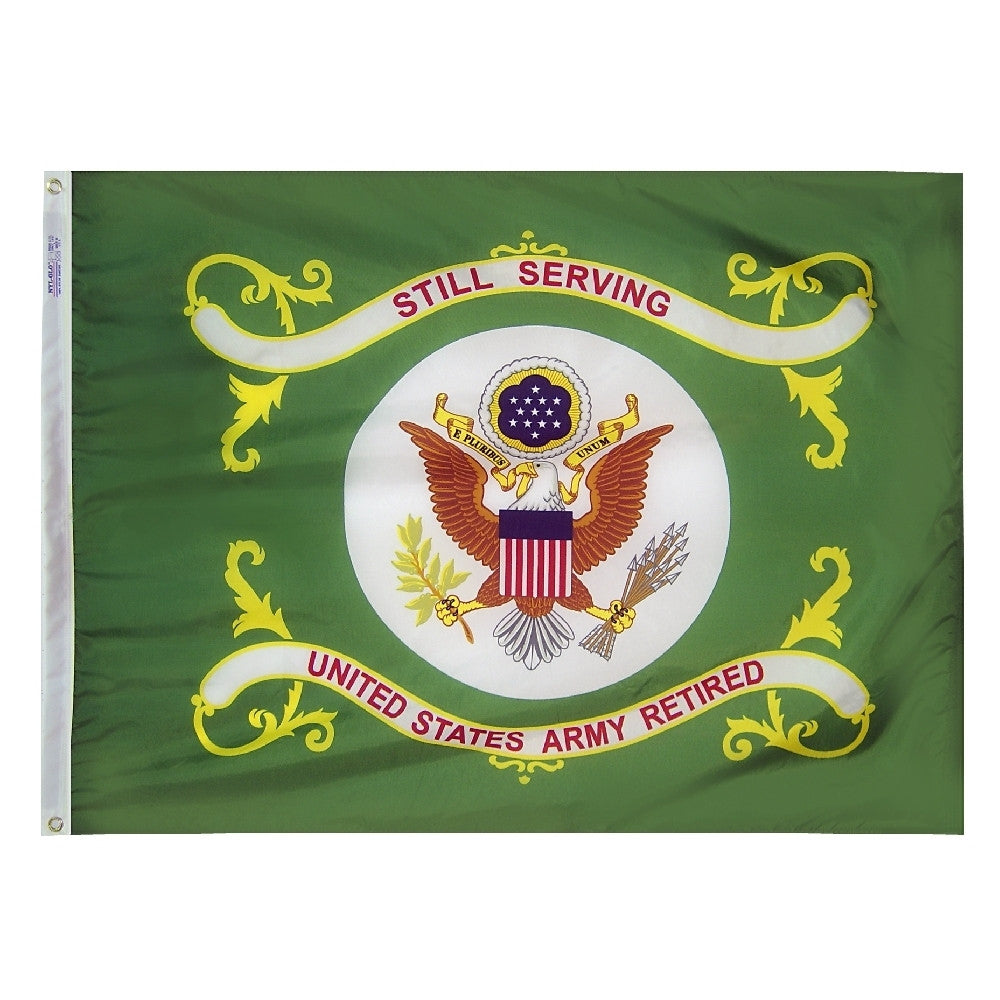 U.S. Army Retired Flag - ColorFastFlags | All the flags you'll ever need! 
