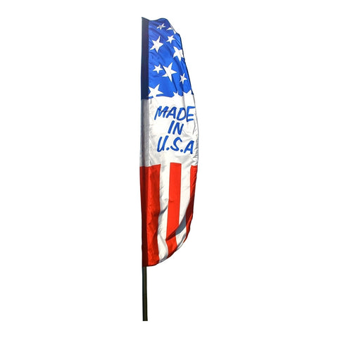 Made in U.S.A. Feather Flag 2' x 8' - ColorFastFlags | All the flags you'll ever need! 
